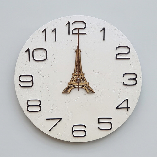 BnH 에펠 인테리어 시계 디자인 무소음 벽시계 8356