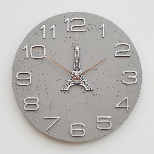 BnH 에펠 인테리어 시계 디자인 무소음 벽시계 8357